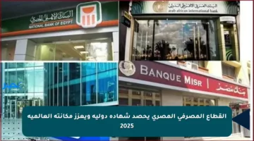 القطاع المصرفي المصري يحصد شهادة دولية ويعزز مكانته العالمية 2025